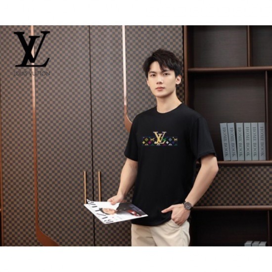 LOUIS VUITTON Men's Short Sleeve T-shirt 2022 New Eternal Classic Louis Vuitton LOUIS VUITTON Men's Short Sleeve T-shirt 2022 New Eternal Classic Louis Vuitton