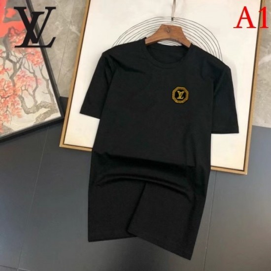 LOUIS VUITTON Men's Short Sleeve T-shirt 2022 New Easy Price Louis Vuitton LOUIS VUITTON Men's Short Sleeve T-shirt 2022 New Easy Price Louis Vuitton