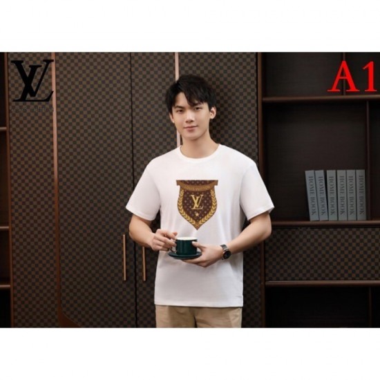 LOUIS VUITTON Men's Short Sleeve T-shirt 2022 New Popular Brand Louis Vuitton LOUIS VUITTON Men's Short Sleeve T-shirt 2022 New Popular Brand Louis Vuitton