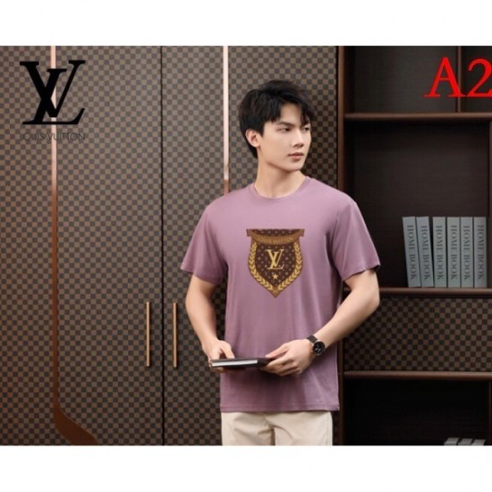 LOUIS VUITTON Men's Short Sleeve T-shirt 2022 New Popular Brand Louis Vuitton LOUIS VUITTON Men's Short Sleeve T-shirt 2022 New Popular Brand Louis Vuitton
