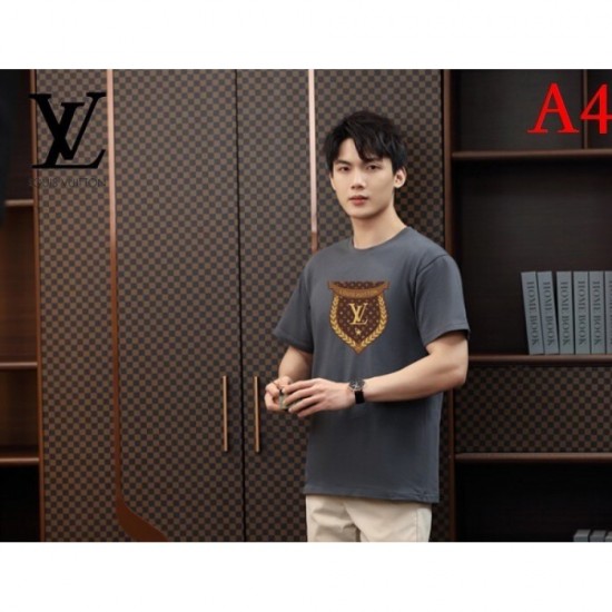 LOUIS VUITTON Men's Short Sleeve T-shirt 2022 New Popular Brand Louis Vuitton LOUIS VUITTON Men's Short Sleeve T-shirt 2022 New Popular Brand Louis Vuitton
