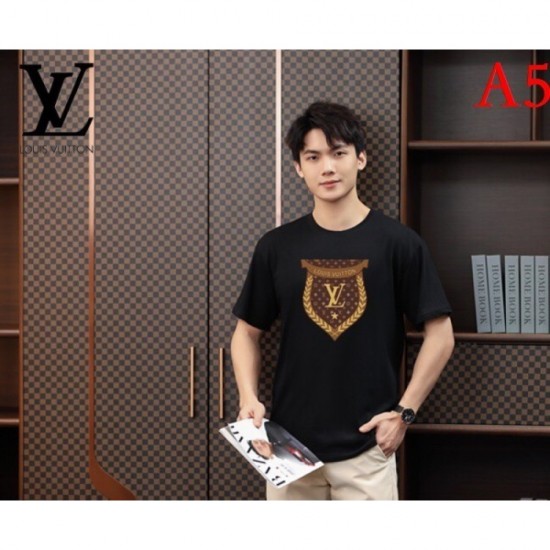 LOUIS VUITTON Men's Short Sleeve T-shirt 2022 New Popular Brand Louis Vuitton LOUIS VUITTON Men's Short Sleeve T-shirt 2022 New Popular Brand Louis Vuitton