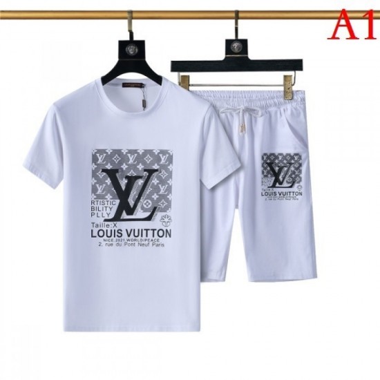 LOUIS VUITTON Men's Short Sleeve T-shirt 2022 New Nice Design Louis Vuitton LOUIS VUITTON Men's Short Sleeve T-shirt 2022 New Nice Design Louis Vuitton