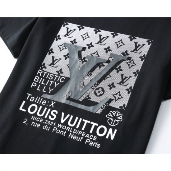 LOUIS VUITTON Men's Short Sleeve T-shirt 2022 New Nice Design Louis Vuitton LOUIS VUITTON Men's Short Sleeve T-shirt 2022 New Nice Design Louis Vuitton