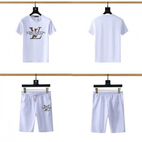LOUIS VUITTON Men's Short Sleeve T-shirt 2022 New Louis Vuitton I fell in love with at first sight LOUIS VUITTON Men's Short Sleeve T-shirt 2022 New Louis Vuitton I fell in love with at first sight