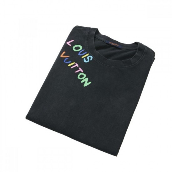 2022SS Attention is increasing LOUIS VUITTON Louis Vuitton Men's Short Sleeve T-shirt 2022SS Attention is increasing LOUIS VUITTON Louis Vuitton Men's Short Sleeve T-shirt