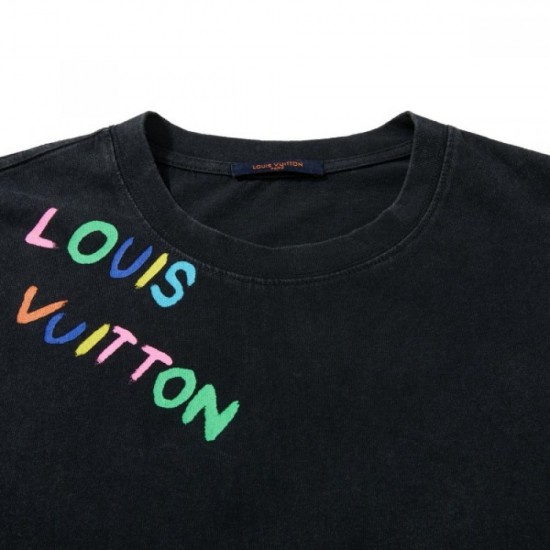 2022SS Attention is increasing LOUIS VUITTON Louis Vuitton Men's Short Sleeve T-shirt 2022SS Attention is increasing LOUIS VUITTON Louis Vuitton Men's Short Sleeve T-shirt