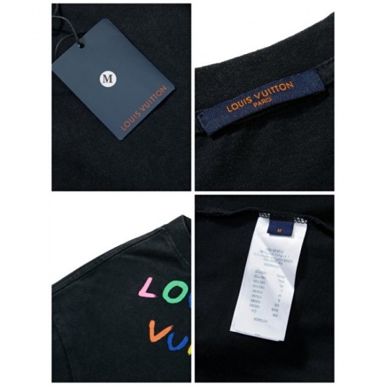 2022SS Attention is increasing LOUIS VUITTON Louis Vuitton Men's Short Sleeve T-shirt 2022SS Attention is increasing LOUIS VUITTON Louis Vuitton Men's Short Sleeve T-shirt