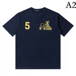 2022SS Conspicuously strong LOUIS VUITTON Louis Vuitton Men's Short Sleeve T-shirt