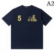 2022SS Conspicuously strong LOUIS VUITTON Louis Vuitton Men's Short Sleeve T-shirt 2022SS Conspicuously strong LOUIS VUITTON Louis Vuitton Men's Short Sleeve T-shirt