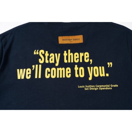 2022SS Conspicuously strong LOUIS VUITTON Louis Vuitton Men's Short Sleeve T-shirt 2022SS Conspicuously strong LOUIS VUITTON Louis Vuitton Men's Short Sleeve T-shirt