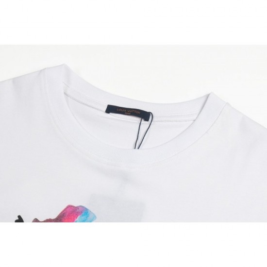 2022SS Very useful LOUIS VUITTON Louis Vuitton Men's Short Sleeve T-shirt 2022SS Very useful LOUIS VUITTON Louis Vuitton Men's Short Sleeve T-shirt