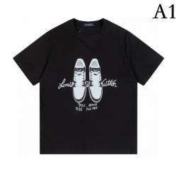 LOUIS VUITTON Louis Vuitton 2022SS men's short sleeve T-shirt lowest price guarantee