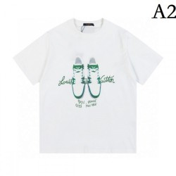 LOUIS VUITTON Louis Vuitton 2022SS men's short sleeve T-shirt lowest price guarantee