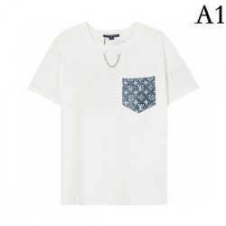 LOUIS VUITTON Louis Vuitton 2022SS men's short-sleeved T-shirt popular now