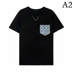 LOUIS VUITTON Louis Vuitton 2022SS men's short-sleeved T-shirt popular now