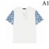 LOUIS VUITTON Louis Vuitton 2022SS men's short sleeve T-shirt topic popular item