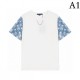 LOUIS VUITTON Louis Vuitton 2022SS men's short sleeve T-shirt topic popular item LOUIS VUITTON Louis Vuitton 2022SS men's short sleeve T-shirt topic popular item