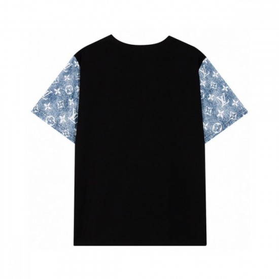 LOUIS VUITTON Louis Vuitton 2022SS men's short sleeve T-shirt topic popular item LOUIS VUITTON Louis Vuitton 2022SS men's short sleeve T-shirt topic popular item