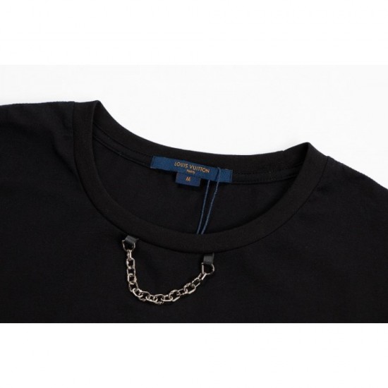 LOUIS VUITTON Louis Vuitton 2022SS men's short sleeve T-shirt topic popular item LOUIS VUITTON Louis Vuitton 2022SS men's short sleeve T-shirt topic popular item
