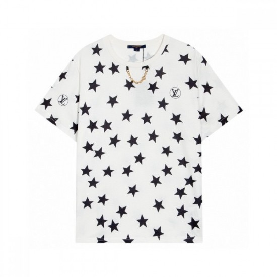 LOUIS VUITTON Louis Vuitton 2022SS men's short sleeve T-shirt comfortable to wear LOUIS VUITTON Louis Vuitton 2022SS men's short sleeve T-shirt comfortable to wear