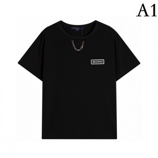 LOUIS VUITTON Louis Vuitton 2022SS Men's Short Sleeve T-shirt High Grade LOUIS VUITTON Louis Vuitton 2022SS Men's Short Sleeve T-shirt High Grade