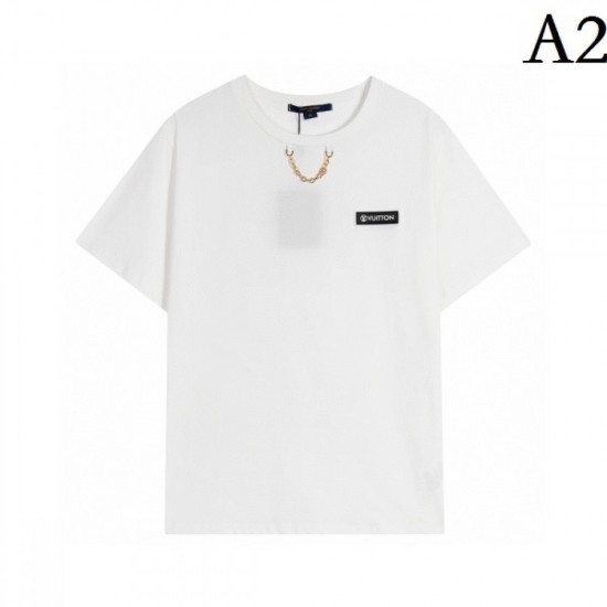 LOUIS VUITTON Louis Vuitton 2022SS Men's Short Sleeve T-shirt High Grade LOUIS VUITTON Louis Vuitton 2022SS Men's Short Sleeve T-shirt High Grade