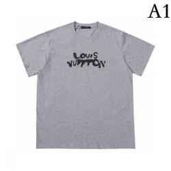 LOUIS VUITTON Louis Vuitton 2022SS men's short-sleeved T-shirt celebrity favorite