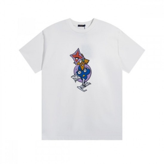 2022SS short-sleeved T-shirt shining luxury perfect score LOUIS VUITTON Louis Vuitton 2022SS short-sleeved T-shirt shining luxury perfect score LOUIS VUITTON Louis Vuitton
