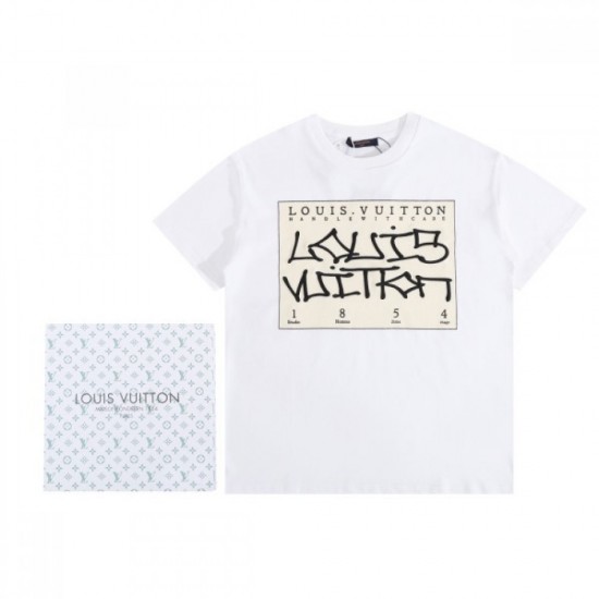 2022SS short-sleeved T-shirt Attention point LOUIS VUITTON Louis Vuitton 2022SS short-sleeved T-shirt Attention point LOUIS VUITTON Louis Vuitton