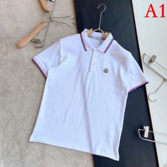 MONCLER Men's Short Sleeve T-shirt 2022 New Casual Wear Moncler Multicolor Selectable MONCLER Men's Short Sleeve T-shirt 2022 New Casual Wear Moncler Multicolor Selectable