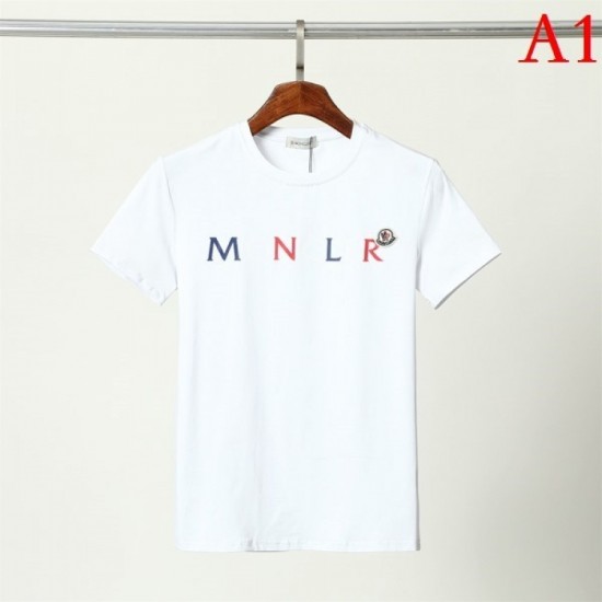 MONCLER Men's short sleeve T-shirt 2022 New texture is exquisite Moncler multicolor selectable MONCLER Men's short sleeve T-shirt 2022 New texture is exquisite Moncler multicolor selectable