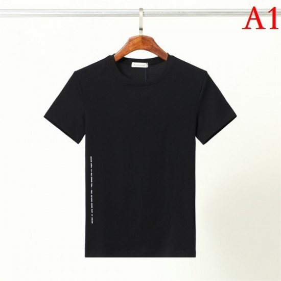 MONCLER Men's Short Sleeve T-shirt 2022 New Elastic Moncler Multicolor Selectable MONCLER Men's Short Sleeve T-shirt 2022 New Elastic Moncler Multicolor Selectable