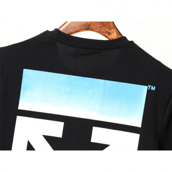 OFF-WHITE Men's Short Sleeve T-shirt 2022 New Outing Style Off-White OFF-WHITE Men's Short Sleeve T-shirt 2022 New Outing Style Off-White
