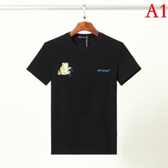 OFF-WHITE Men's Short Sleeve T-shirt 2022 New Spring / Summer Trend Off-White OFF-WHITE Men's Short Sleeve T-shirt 2022 New Spring / Summer Trend Off-White