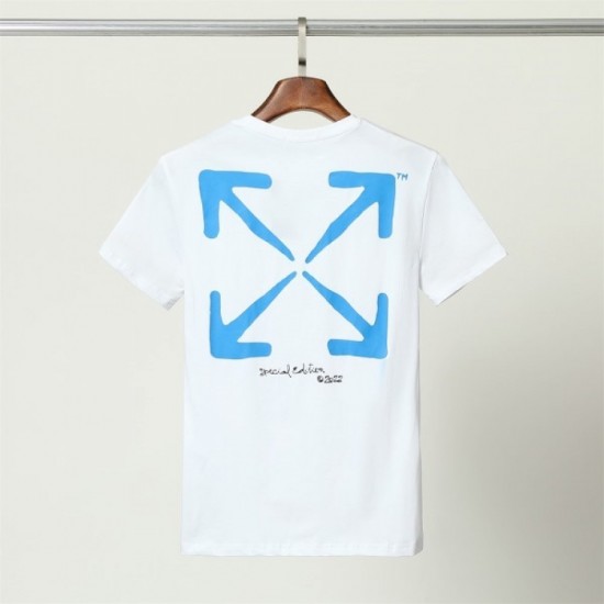 OFF-WHITE Men's Short Sleeve T-shirt 2022 New Spring / Summer Trend Off-White OFF-WHITE Men's Short Sleeve T-shirt 2022 New Spring / Summer Trend Off-White