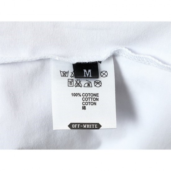 OFF-WHITE Men's short sleeve T-shirt 2022 New great value item Off-white OFF-WHITE Men's short sleeve T-shirt 2022 New great value item Off-white