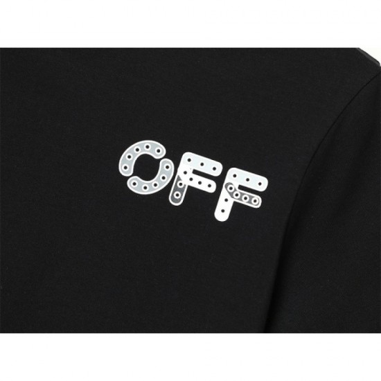 OFF-WHITE Men's Short Sleeve T-shirt 2022 New Relaxing Soaring Off-White OFF-WHITE Men's Short Sleeve T-shirt 2022 New Relaxing Soaring Off-White