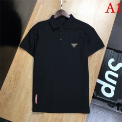 PRADA Men's Short Sleeve T-shirt 2022 New The best masterpiece comfort Prada