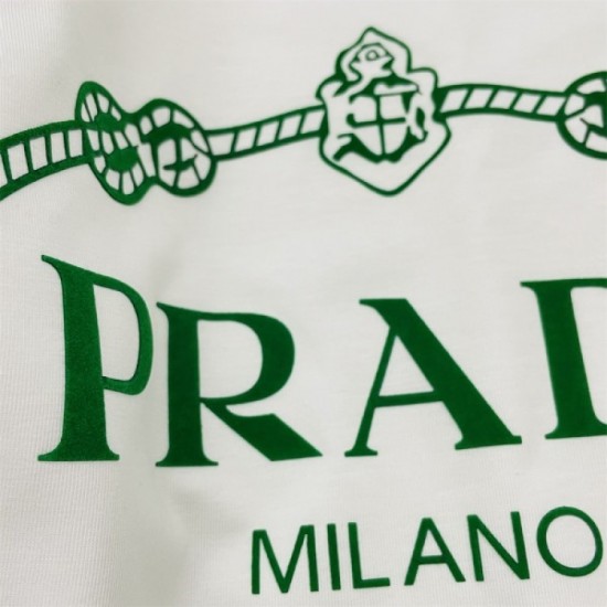 PRADA Men's short-sleeved T-shirt 2022 New solid fabric feeling Prada PRADA Men's short-sleeved T-shirt 2022 New solid fabric feeling Prada