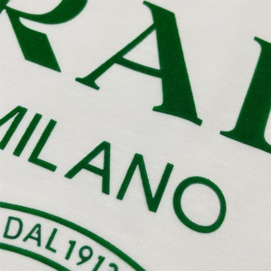 PRADA Men's short-sleeved T-shirt 2022 New solid fabric feeling Prada PRADA Men's short-sleeved T-shirt 2022 New solid fabric feeling Prada