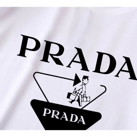 PRADA Men's Short Sleeve T-shirt 2022 New Cool Image Prada PRADA Men's Short Sleeve T-shirt 2022 New Cool Image Prada