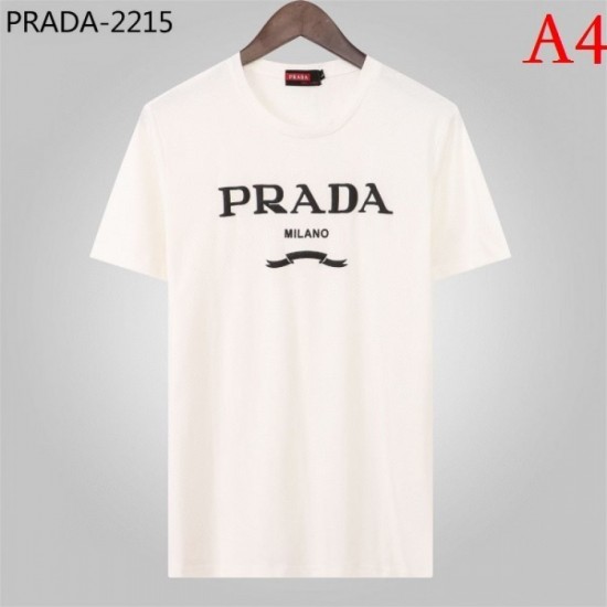 PRADA Men's Short Sleeve T-shirt 2022 New Durability is perfect Prada PRADA Men's Short Sleeve T-shirt 2022 New Durability is perfect Prada