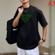 PRADA Men's Short Sleeve T-shirt 2022 New Soft texture Prada PRADA Men's Short Sleeve T-shirt 2022 New Soft texture Prada
