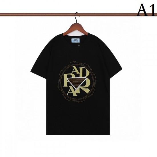 Popular Spring / Summer Collection Men's T-shirt 2022SS PRADA Prada Popular Spring / Summer Collection Men's T-shirt 2022SS PRADA Prada