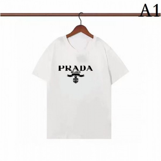 PRADA Prada 2022SS men's short-sleeved T-shirt stylish atmosphere PRADA Prada 2022SS men's short-sleeved T-shirt stylish atmosphere