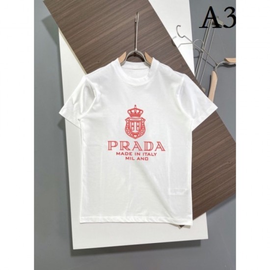 PRADA Prada 2022SS men's short-sleeved T-shirt is sure to be a big success this year PRADA Prada 2022SS men's short-sleeved T-shirt is sure to be a big success this year