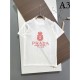PRADA Prada 2022SS men's short-sleeved T-shirt is sure to be a big success this year PRADA Prada 2022SS men's short-sleeved T-shirt is sure to be a big success this year