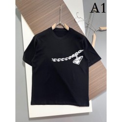 PRADA Prada 2022SS men's short-sleeved T-shirt popular red shop