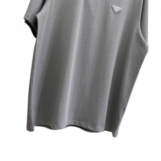 2022SS short-sleeved T-shirt casual reverse charm PRADA Prada 2022SS short-sleeved T-shirt casual reverse charm PRADA Prada